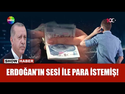 Erdoğan'ın sesiyle 1 milyon dolar istemiş!