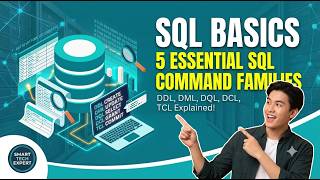 Types of Commands in SQL: DDL, DML, DQL, DCL & TCL | SQL Basics to Advance (Tutorial 02)