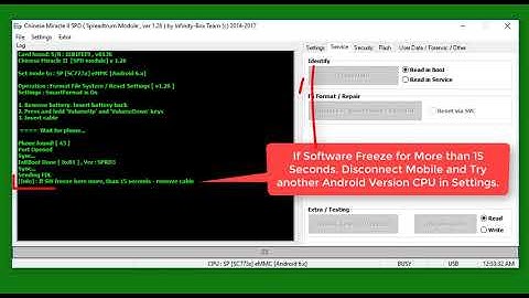 How to use Infinity CM2 SPD to Remove FRP and Pattern Lock