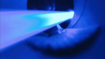 Visual ASMR Tube Blue Light Saber Trigger ECHO