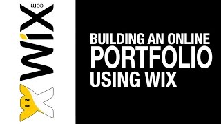 Building an Online Photography Portfolio (WIX)