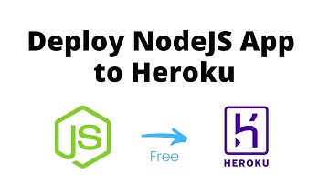 How to Deploy NodeJS App to Heroku | Host Node App on Heroku Free