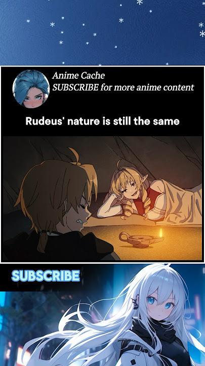 Rudeus' nature is still the same, and he actually said such things to Elinalise...