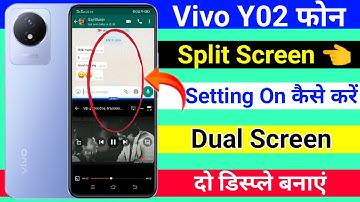 Vivo Y02 Smart Split Screen Setting  । Vivo Y02 Screen Dual Kaise Banaye । Tech Akhilesh
