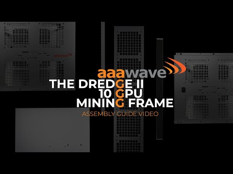 How To Build 10 GPU Mining Frame - THE DREDGE II 10GPU MINING FRAME Assembly Guide Video