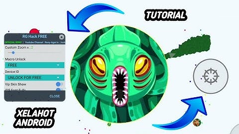 MOD MENU + MACRO BUTTON ALL HACKES *TUTORIAL (AGAR.IO MOBILE)