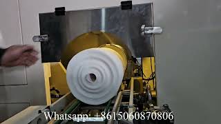 High speed automatic jumbo roll toilet paper and maxi roll towel paper log saw cutting machine