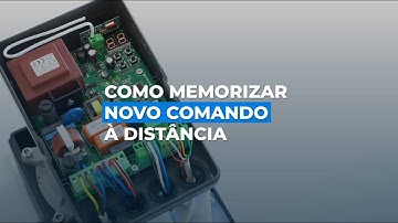Como memorizar um COMANDO num portão automático  - FALK - Motorline Academy