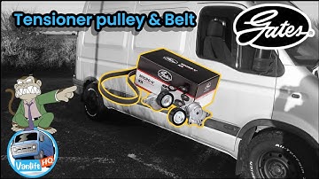 Renault Master ￼2.2/2.5 Tensioner pulley & belt replacement