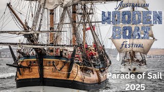Parade of Sail - Australian Wooden Boat Festival 2025