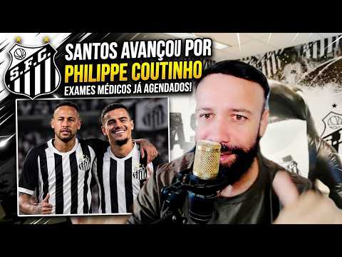 PHILIPPE COUTINHO ACCEPTS SANTOS OFFER