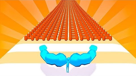 muscle rush noob vs Pro vs hacker all max level iOS trailer gameplay walkthrough #musclerush