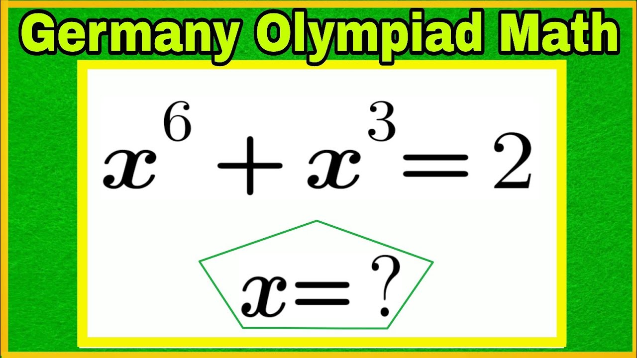 Advanced Polynomial Equation from Germany Olympiad | Full Derivation#algebra #maths #mathstricks 