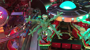 Attack From Mars Pinball, Jiggly Martians with Multi-Color LED Eyes