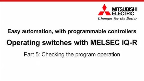 Easy automation, with PLCs / Operating switches / Part5: Checking the operation