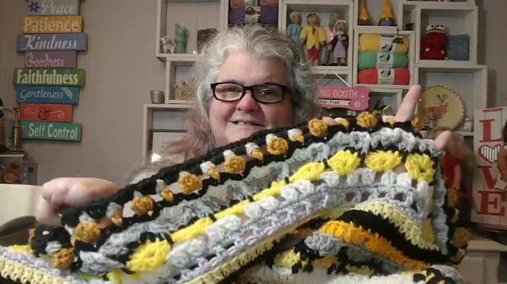 Stunning Crochet Circle Blanket Tutorial: Finished Mandala Crochet Blanket