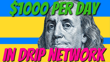 Drip Network  Make $1000 Per Day By Re-compounding in Drip Network #cryptomasterclass #dripnetwork