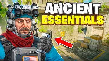 CS2 Ancient - All ESSENTIAL Smokes for 2025!