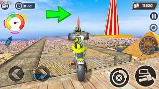 Mega Ramp GT Moto Bike Rider Stunts 2019 - Impossible Motor Games - Android Gameplay FHD  #3 screenshot 3