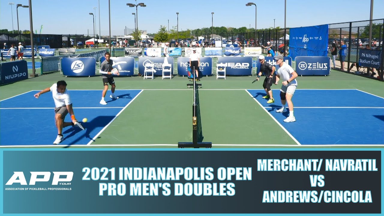 2021 INDIANAPOLIS PICKLEBALL OPEN PRO MEN'S DOUBLES MERCHANT/NAVRATIL