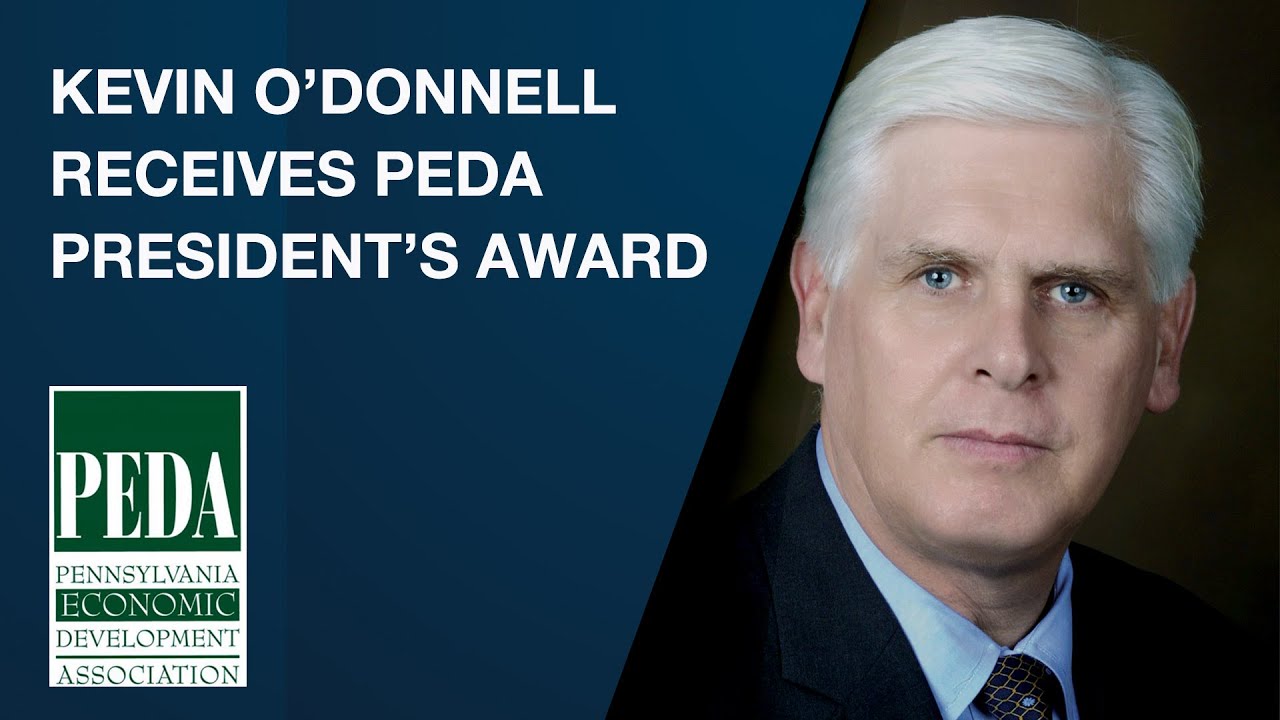 CAN DO President and CEO Kevin O'Donnell receives PEDA President's