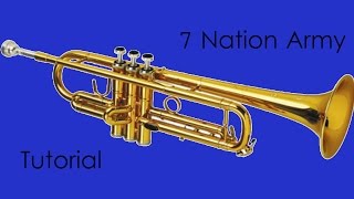 7 Nation Army trumpet tutorial. ***EASY***