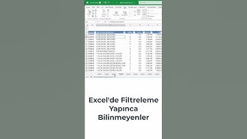 Excel Filtre Sırrı! ✨ Çoğu Kişinin GÖZDEN KAÇIRDIĞI O Detay!- Ömer BAĞCI #Excel