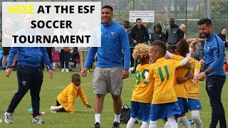HEZE AT THE ESF SOCCER TOURNAMENT