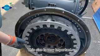 Sinooutput Advance marine gearbox HCQ501.Ratio 2:1, rated input speed 1900r/min.