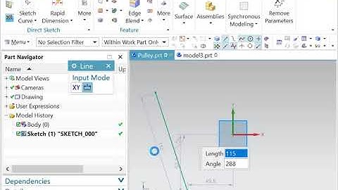 NX CAD - How to create dotted line