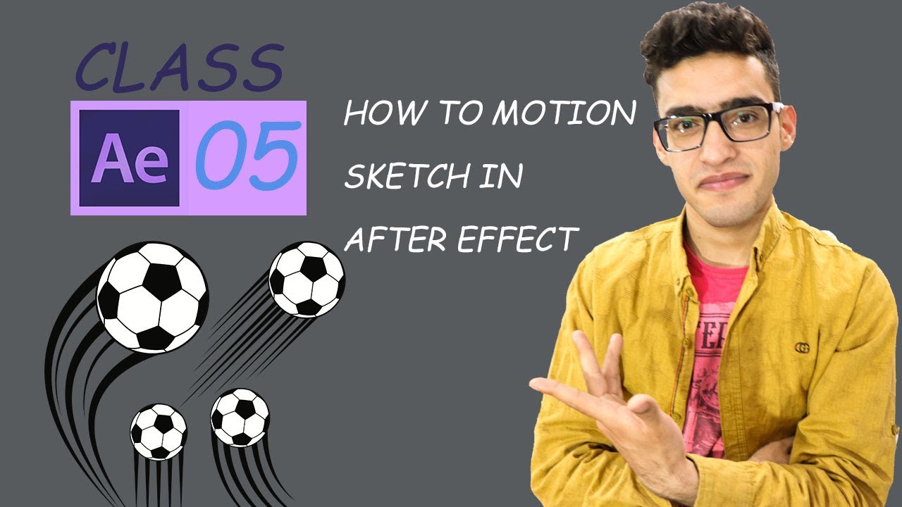 How To Motion Sketch In After Effect YouTube
