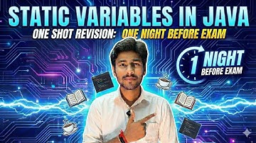 Variable: Static Variable in Java | Interview and Exam Shortcut | Aman Pandey | CWS