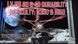 Final Fantasy XIV - Lv.88 • 80 & 40 Durability 3300 & 1650 Difficulty Patch 6.0