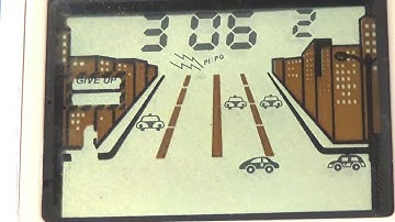 【レトロ 液晶ゲーム】Q＆Q パトロールカー カードゲームクロック PATROL CAR CARD GAME CLOCK  シービーエム シチズン Citizen LCD Game Watch ブラゼ