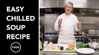 Cold Soup Recipe with Shrimp by Master Chef Robert Del Grande by OPTFOOD 29,066 views 12 years ago 4 minutes, 55 seconds