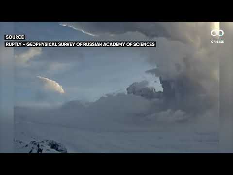 Vidéo: Bezymyanny - le volcan du Kamtchatka. Éruption