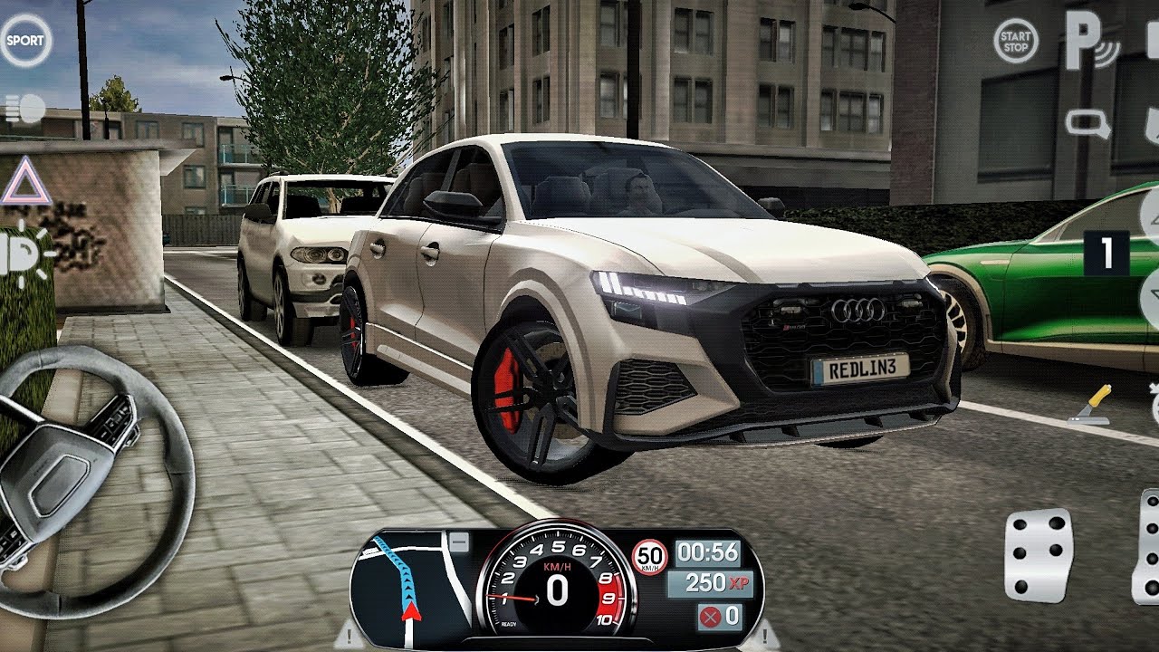 2021 Audi Q8 Driving Paris Level 3-4 [Driving School Sim]