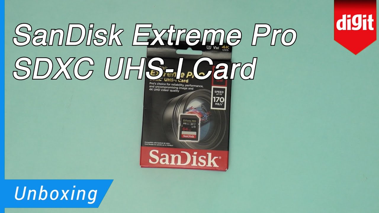 Sandisk Extreme Pro SDXC: unboxing and 3 tips before you buy 