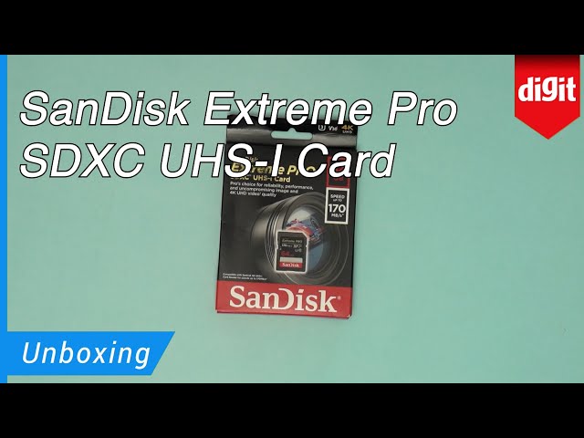 Sandisk Extreme Pro SDXC: unboxing and 3 tips before you buy 