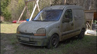 Starting Diesel Renault Kangoo After 4 Years Test Drive