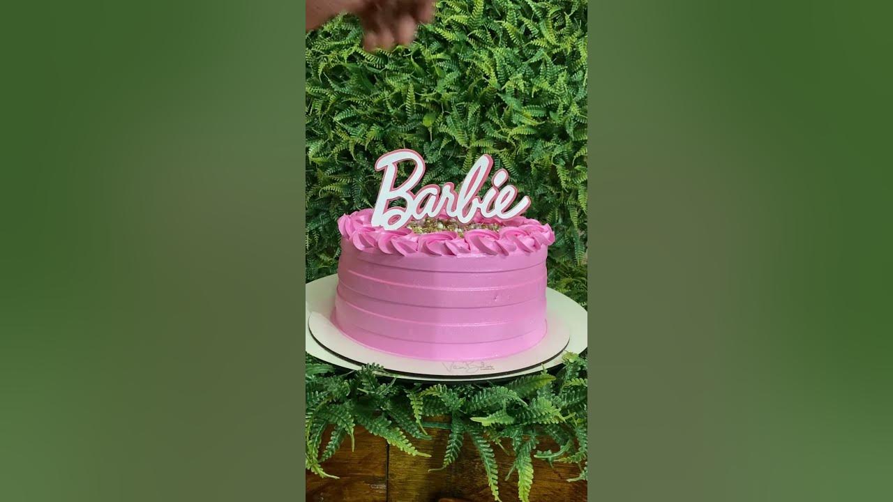 Bolo Barbie Girl!! Minha cor - Natana Arte em Bolos