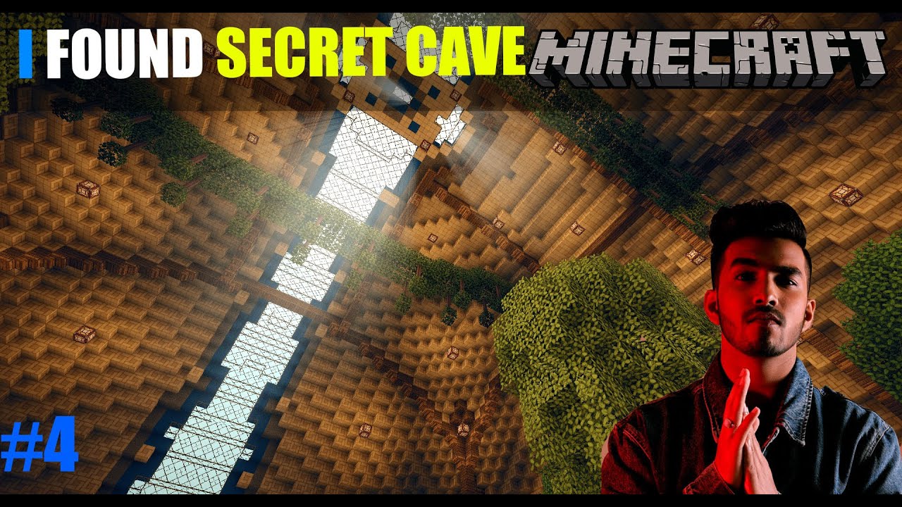 I FOUND SECRET CAVE | MINECRAFT GAMEPLAY #4 - YouTube