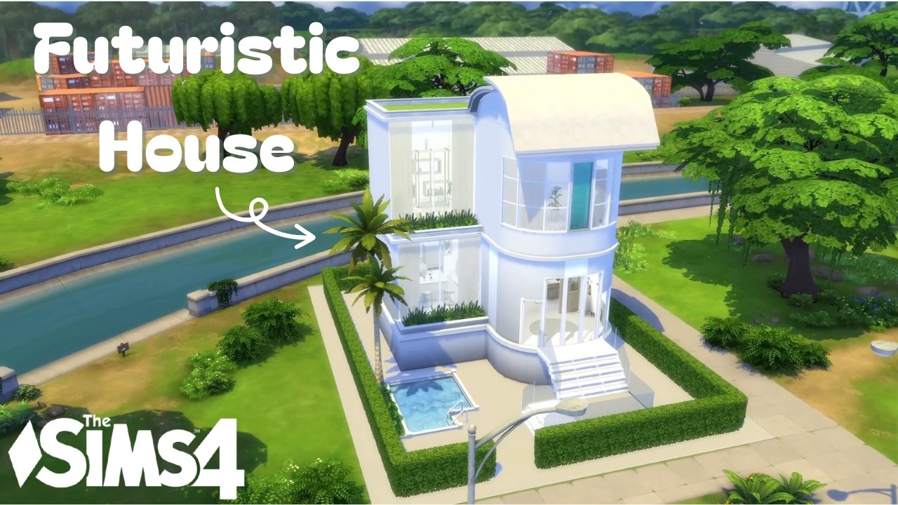 Futuristic House | The Sims 4 Speed Build