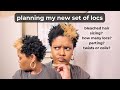 I’m starting my locs again! let’s talk sizing, parting, twists? coils?, prepping my hair…