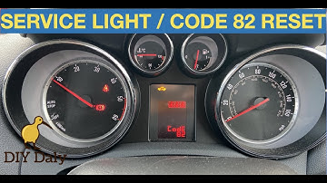 How to Reset Vauxhall Mokka Service light / Code 82 warning