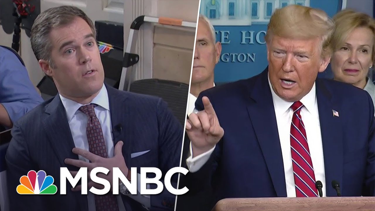 Trump slams NBC's Peter Alexander in coronavirus press ...