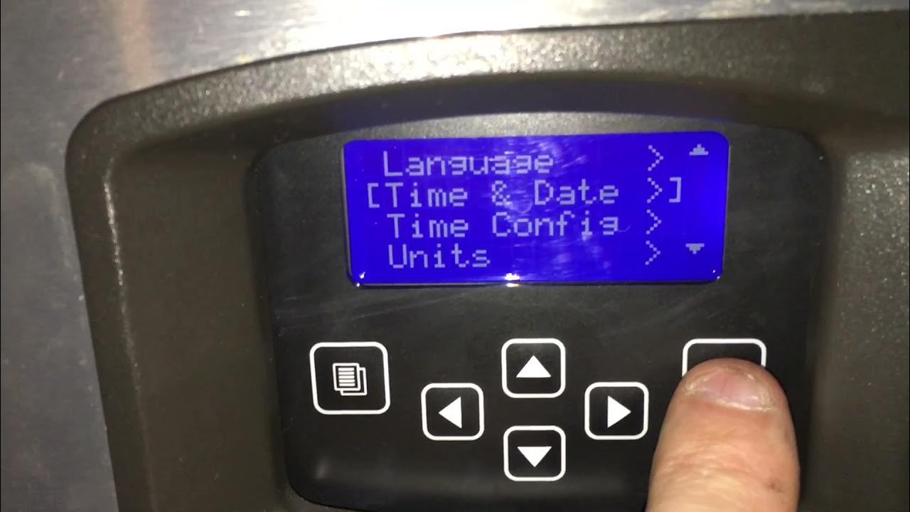How to Program Manitowoc ice machine Start & stop times. YouTube