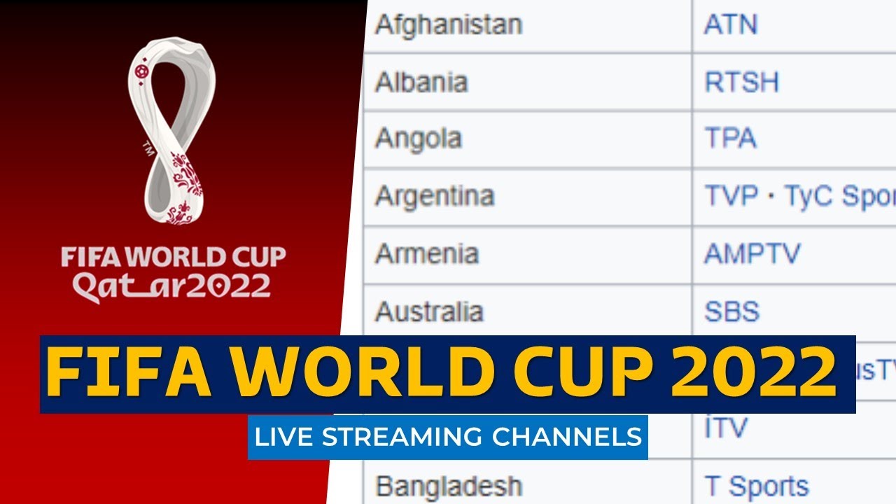 fifa world cup 2022 qualifiers live streaming