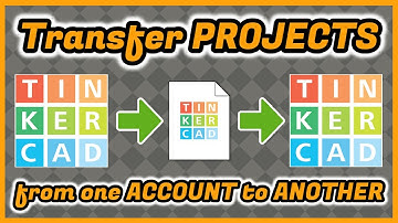How to TRANSFER TINKERCAD DESIGNS between accounts MAINTAINING THE PROPERTIES | Design → Account