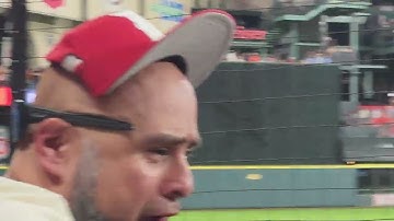 Houston Astros fans 7/12/25 try to start wave Josh Hader gives up game tying HR to Texas Rangers